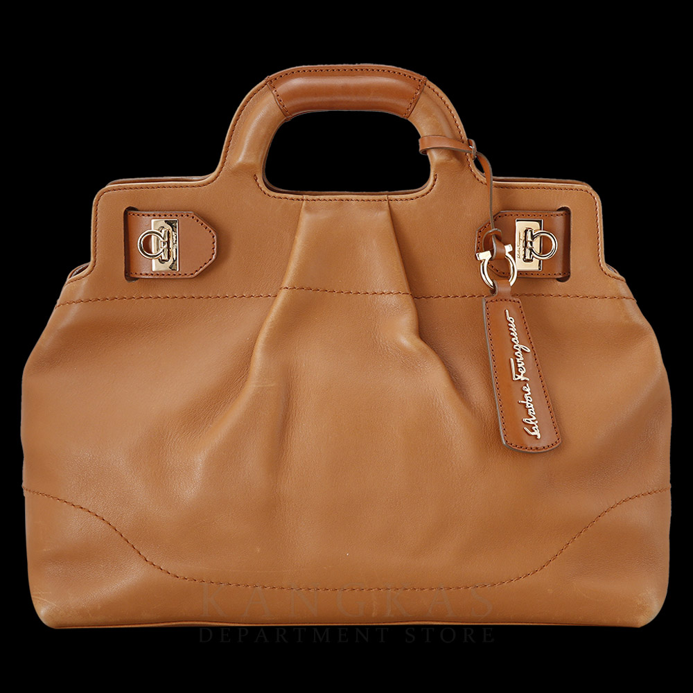 FERRAGAMO(USED)페레가모 레더 간치니 토트백